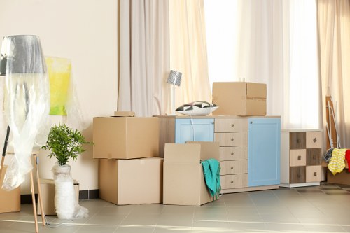 Removal team planning a flat move in Kensington with building access considerations