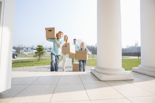 Office relocation team planning a Kensington business move