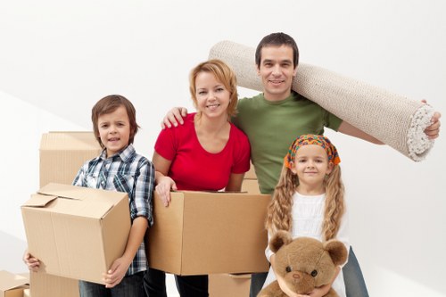Moving truck for office relocation and business transport in Kensington